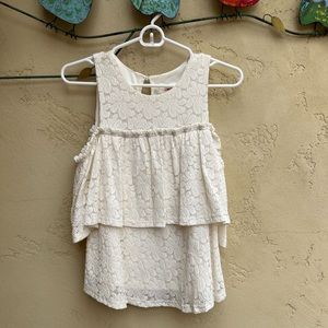 Soft Floral Blouse with Wing Sleeves - NWT 🤍🦋